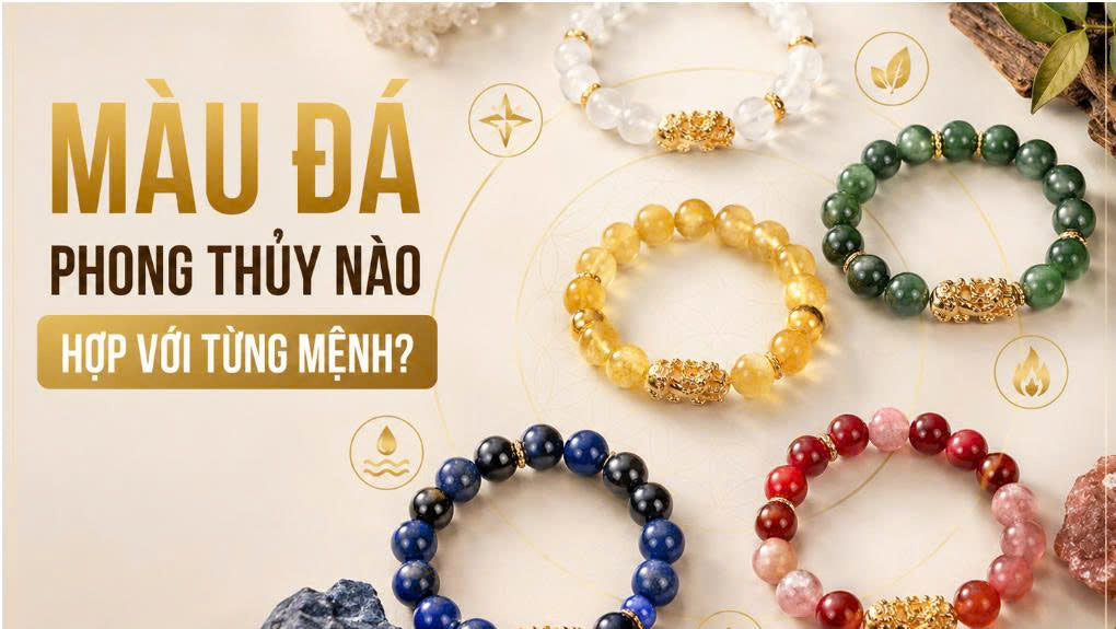Màu Đá Phong Thủy Nào Hợp Với Từng Mệnh Theo Ngũ Hành? | Mộc Linh