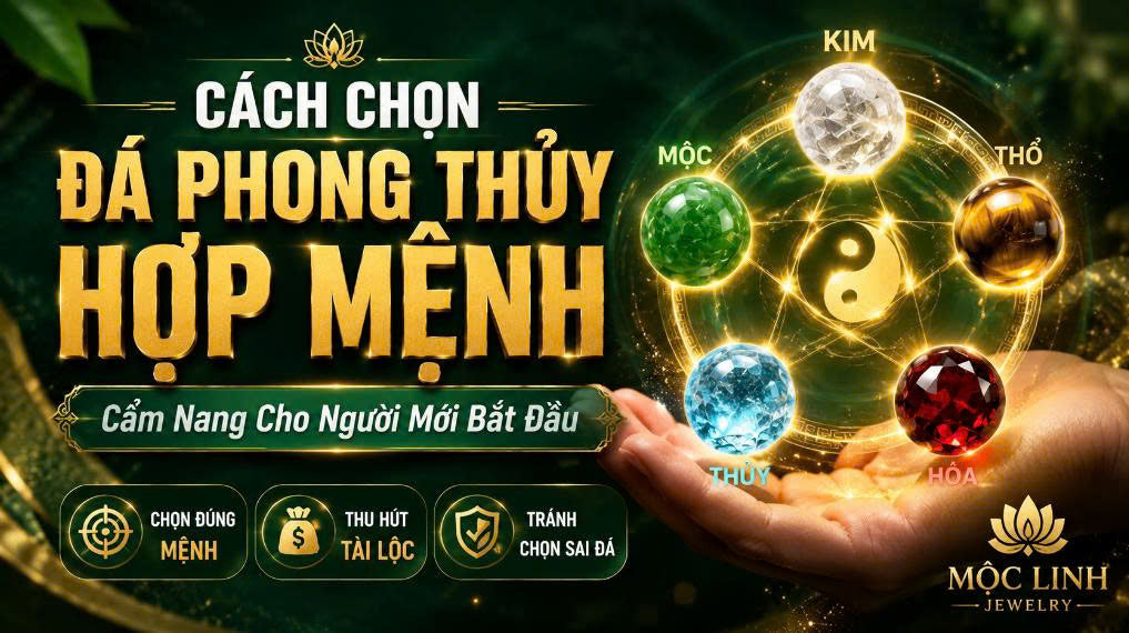 Cẩm Nang Cách Chọn Đá Phong Thủy Hợp Mệnh Cho Người Mới Bắt Đầu | Mộc Linh