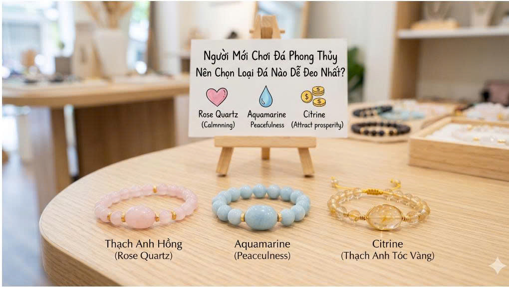 Người Mới Chơi Đá Phong Thủy Nên Chọn Loại Nào Dễ Đeo Nhất? | Mộc Linh