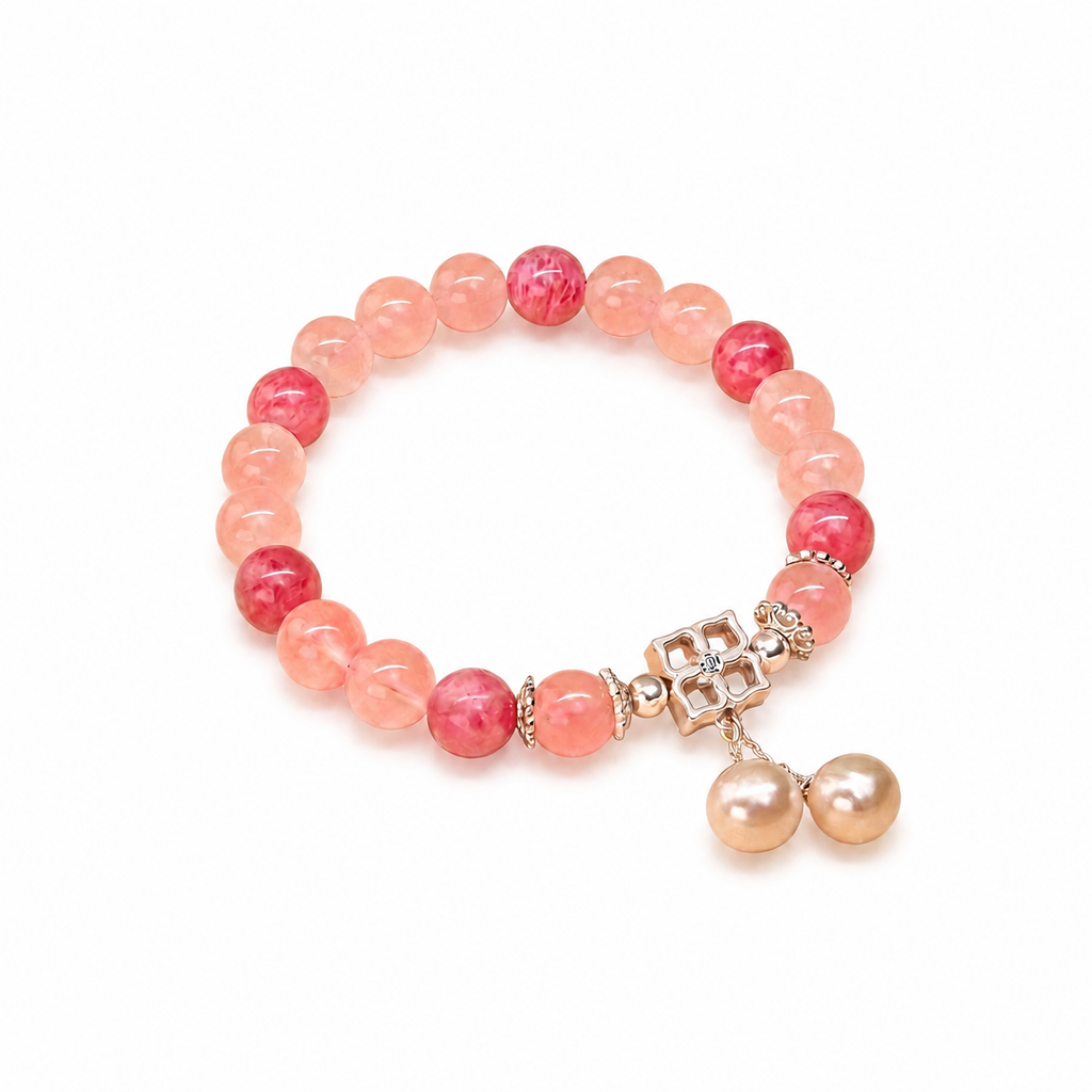 Vòng Thạch Anh Hồng (Rose Quartz) — Dịu Dàng Gọi Yêu Thương