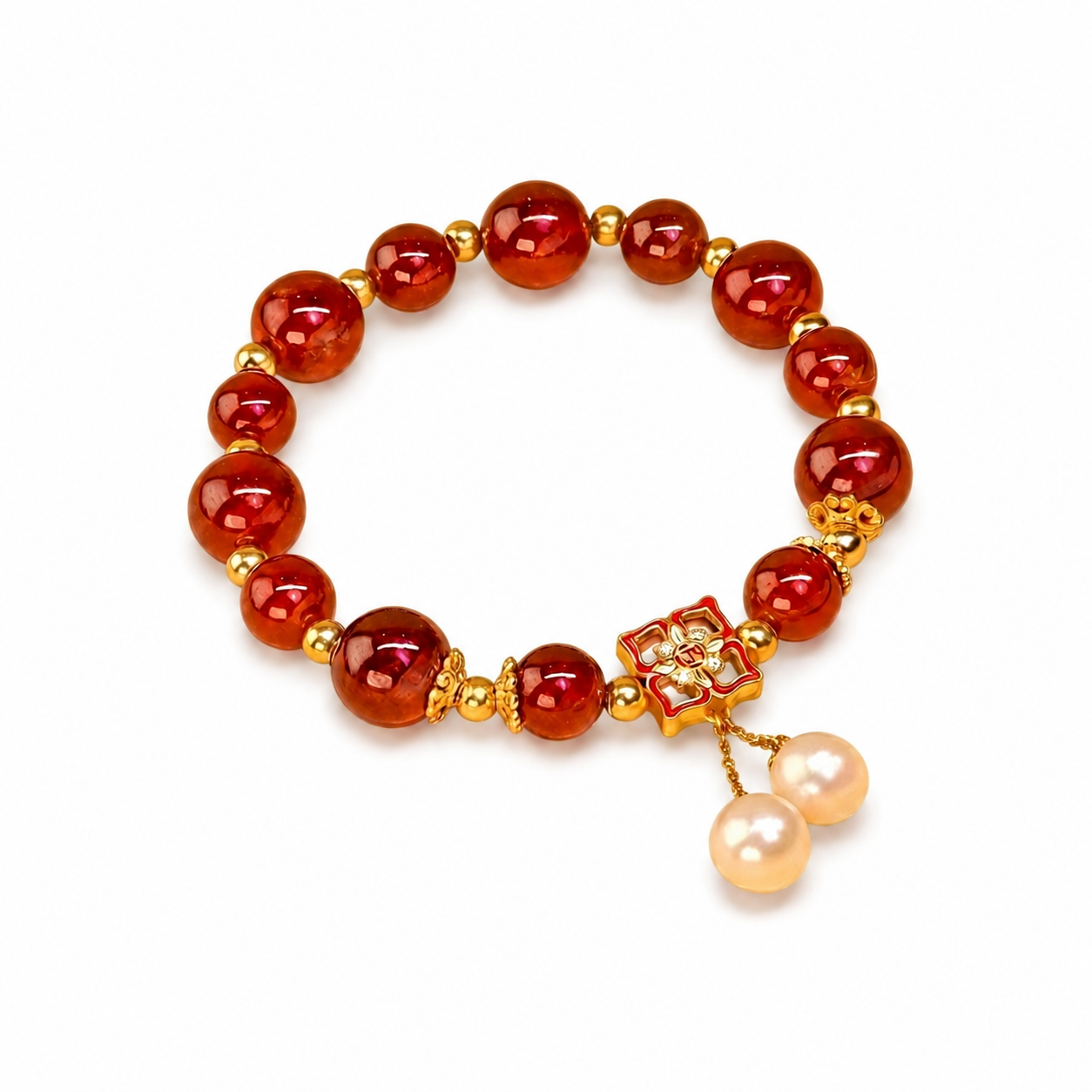 Vòng Garnet Lựu Đỏ (Red Garnet) Mộc Linh - Thắp Lửa Đam Mê, Hút Vượng Khí