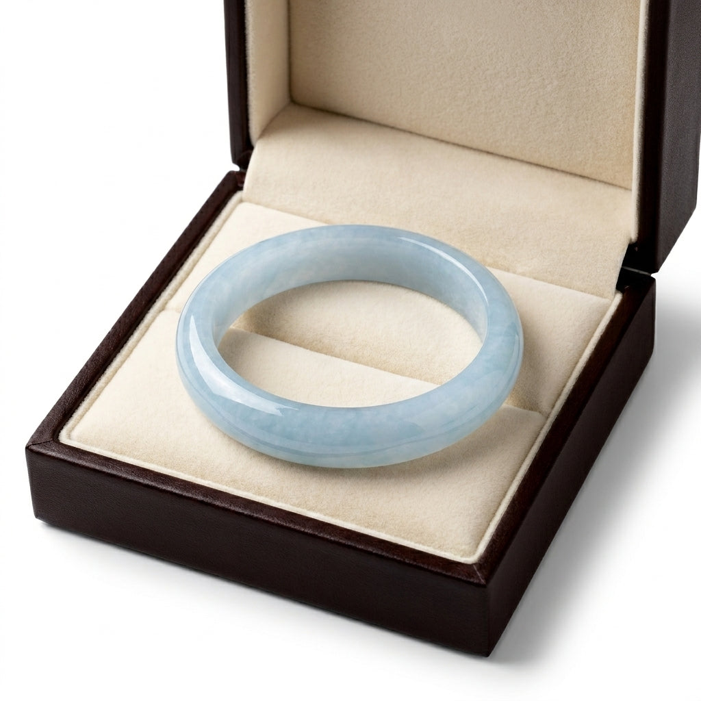 Vòng Ngọc Cẩm Thạch Lam (Blue Jadeite) — Thanh Tâm Khởi Vận