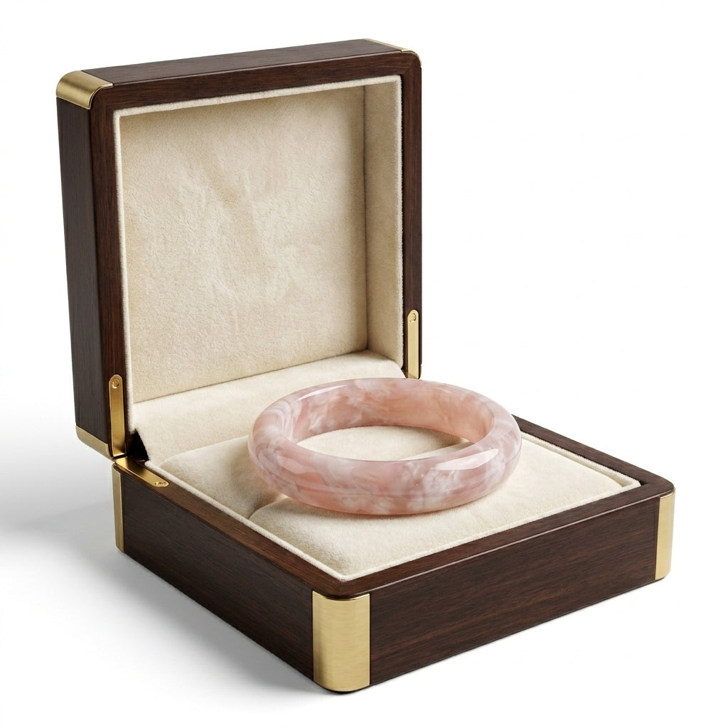 Vòng Thạch Anh Hồng Rose Quartz — Dịu Dàng Gọi Yêu Thương