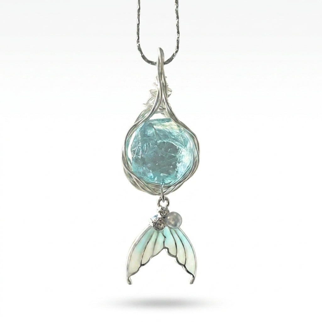 Mặt Dây Chuyền Aquamarine Thiên Ngư (Aquamarine) — Dòng Chảy Bình Yên Từ Đại Dương