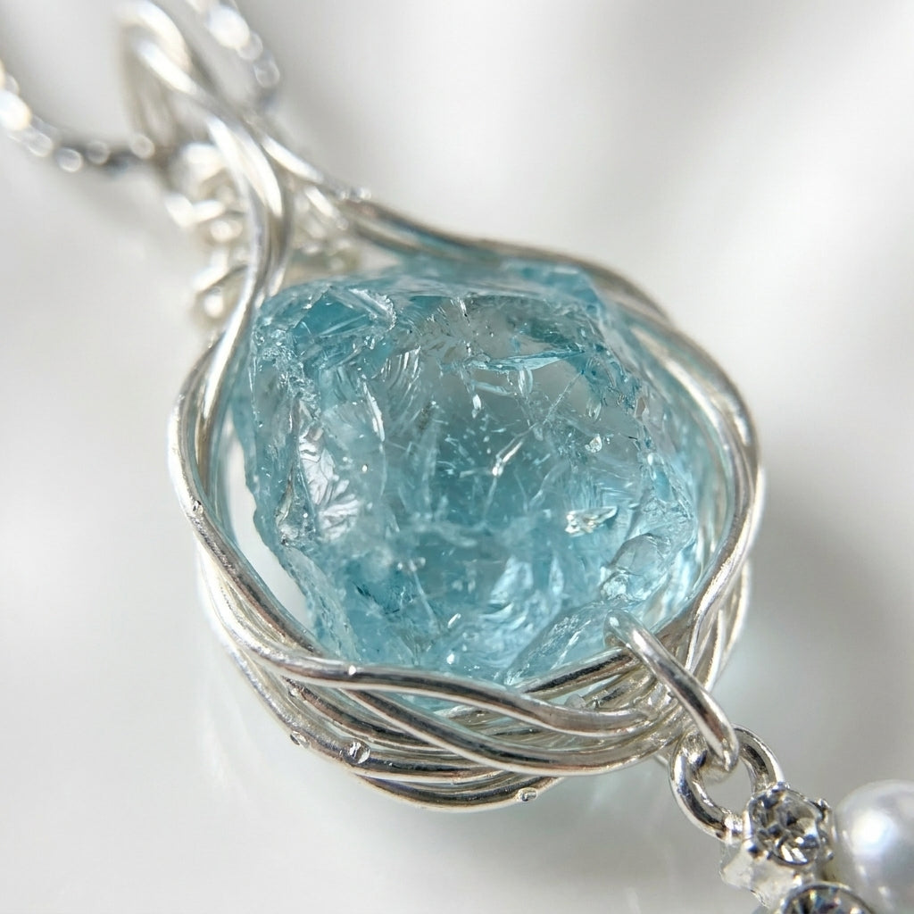 Mặt Dây Chuyền Aquamarine Thiên Ngư (Aquamarine) — Dòng Chảy Bình Yên Từ Đại Dương