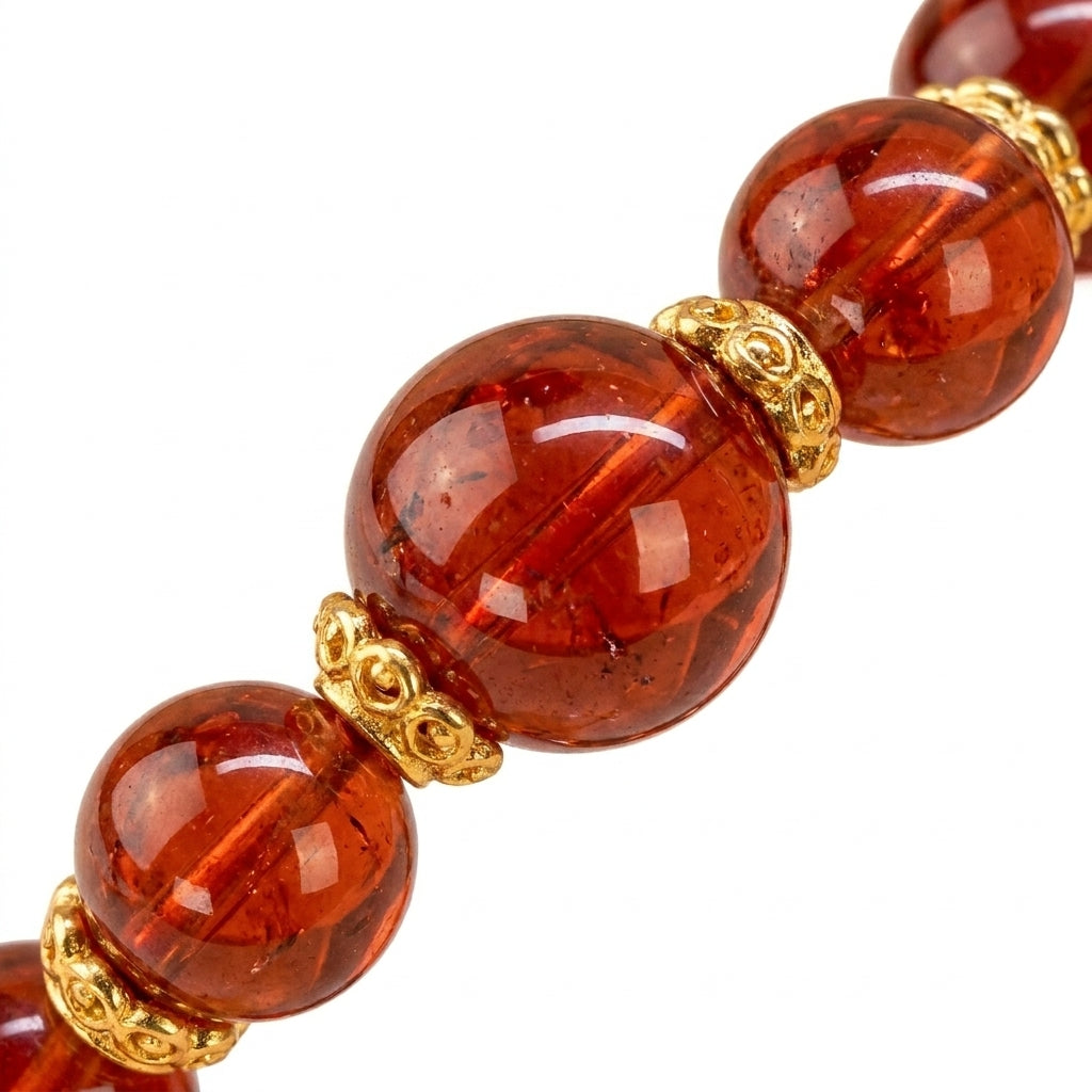 Vòng Garnet Lựu Đỏ (Red Garnet) Mộc Linh - Thắp Lửa Đam Mê, Hút Vượng Khí