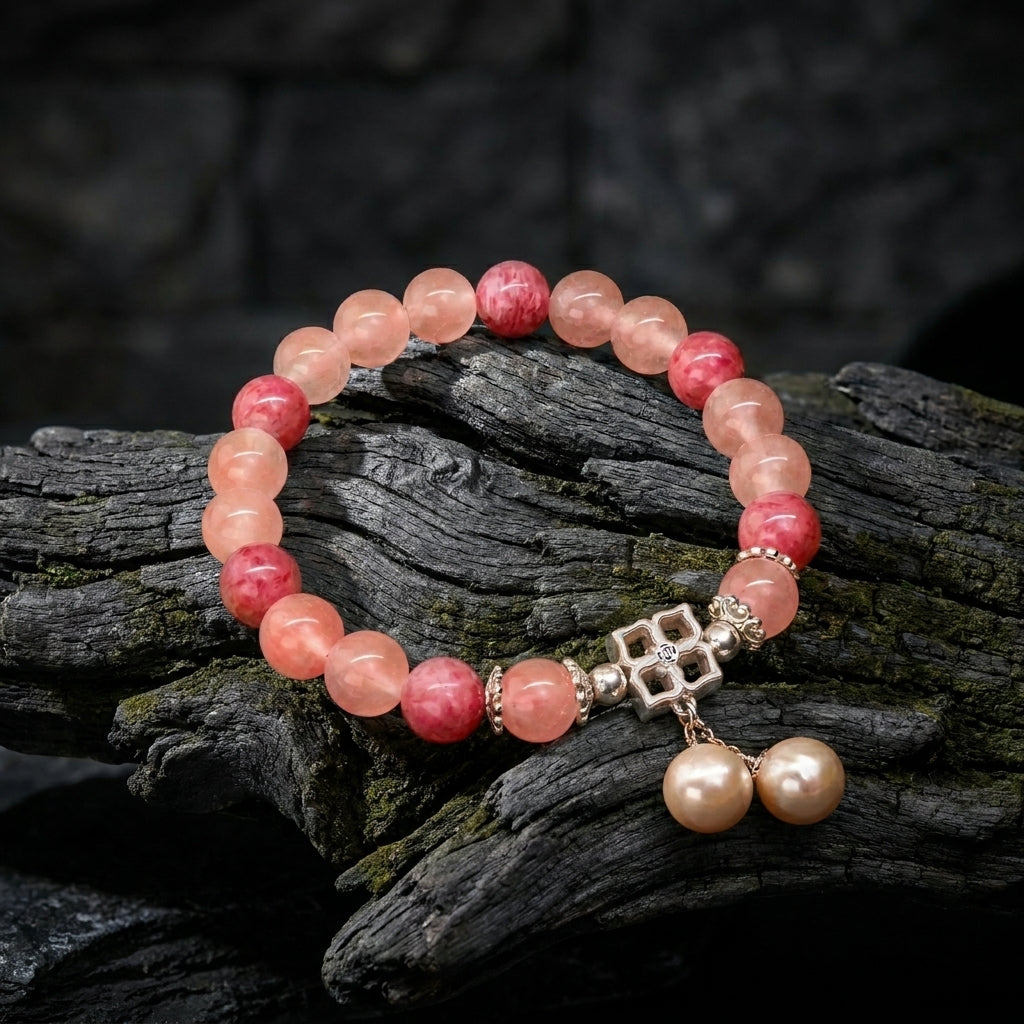 Vòng Thạch Anh Hồng (Rose Quartz) — Dịu Dàng Gọi Yêu Thương